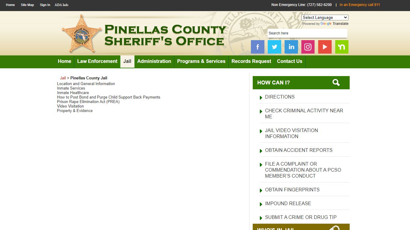 Pinellas County Jail